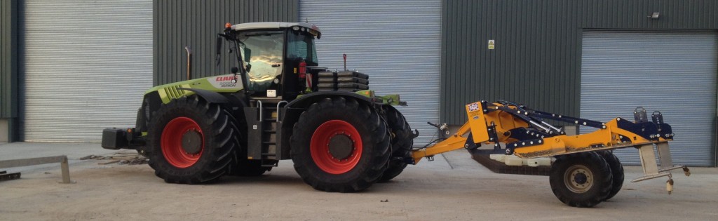 Claas tractor on the farm